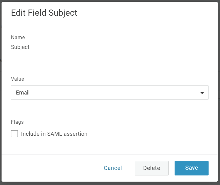 Add Field Subject