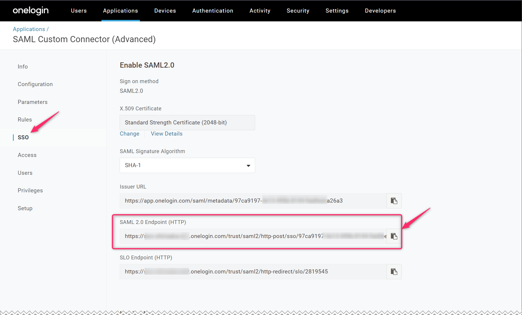 SSO Endpoint